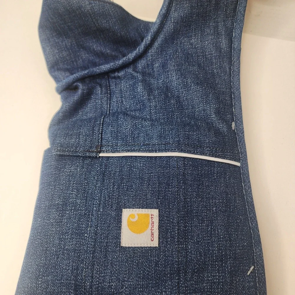 Carhartt Denim Insulated Dog Chore Coat, Size Medium 22